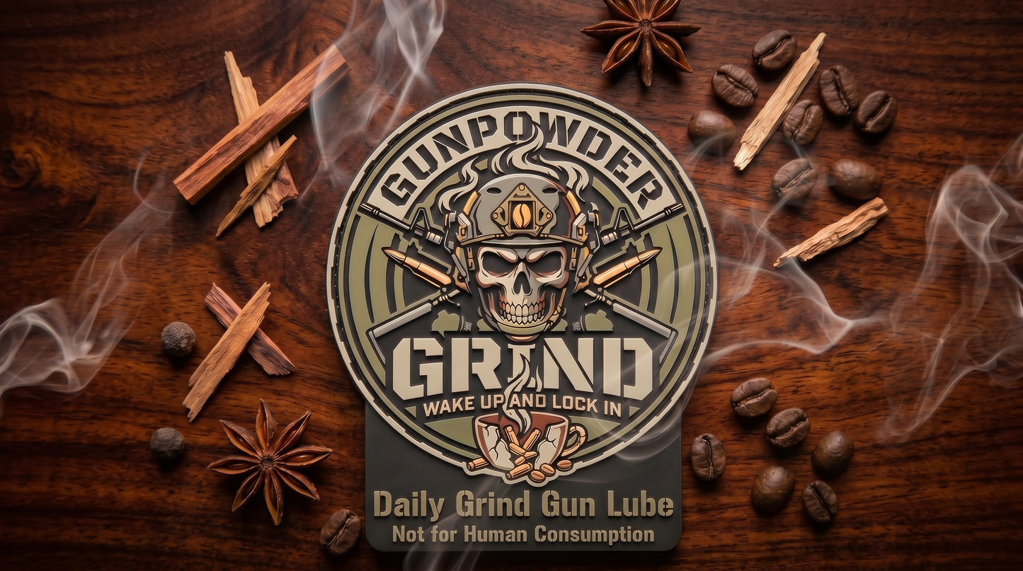 Daily Grind Gun Lube Mahogany Teakwood Scent