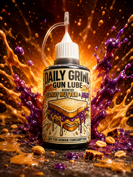 Daily Grind Gun Oil Peanut Butter and Jelly Scent